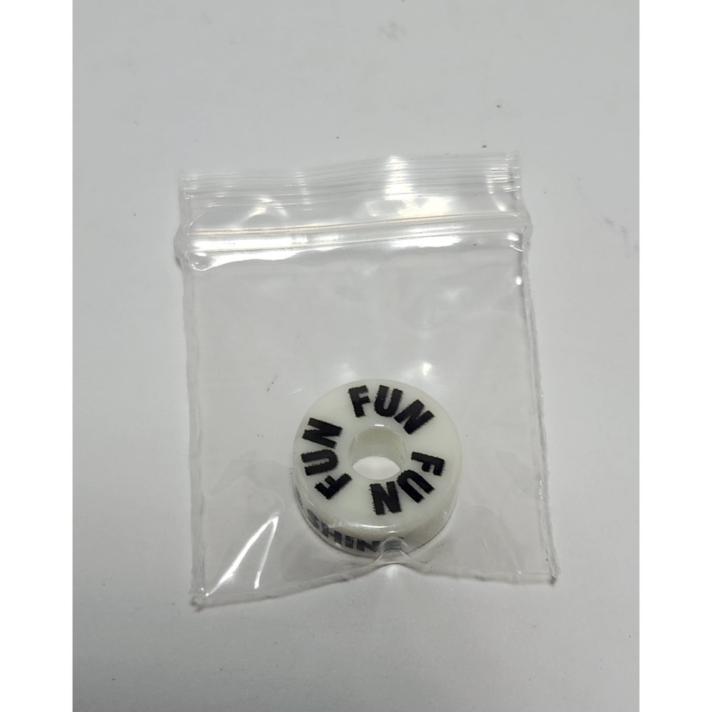 Carnival Cruise EFFY Fun Barrel RISE & SHINE White with Black Letters Charm